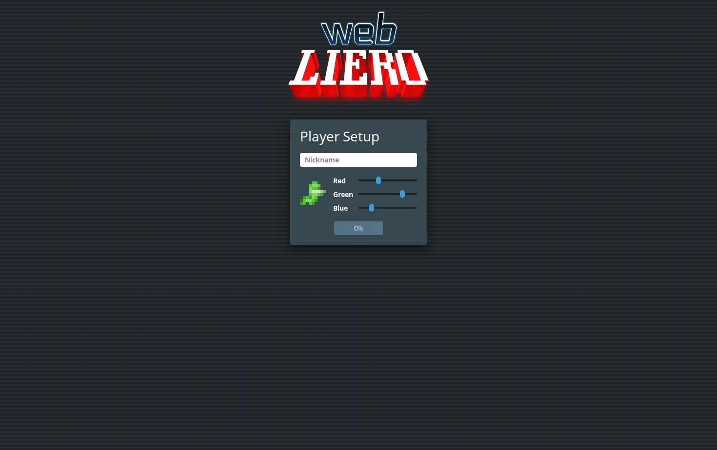 WebLiero 页面快照